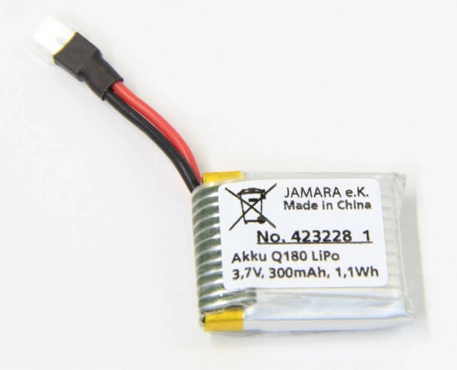 Jamara Q180 Li-Pol battery 3.7 V 300 mAh