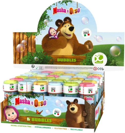 Masha and the Bear Bubble Solution 60 ml with mini game in the cap - 1 piece