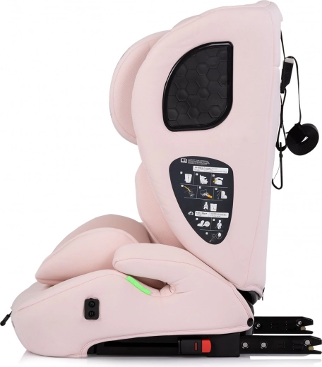 Stabilus montavimas ISOFIX + Top Tether