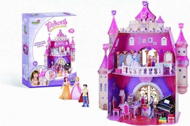 3D dėlionė „Princesės gimtadienis“