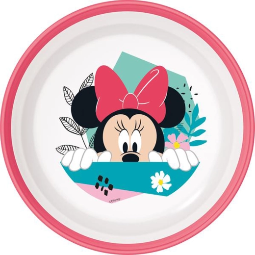 Minnie dubenėlis su neslystančiu dugnu, plastikas 14,7 × 4 cm