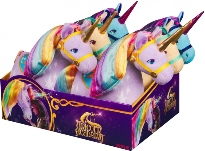 Plušinis vienaragis Unicorn Academy 18 cm