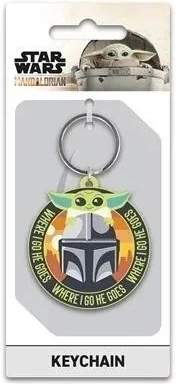 Rubber Keychain Mandalorian - Where I Go