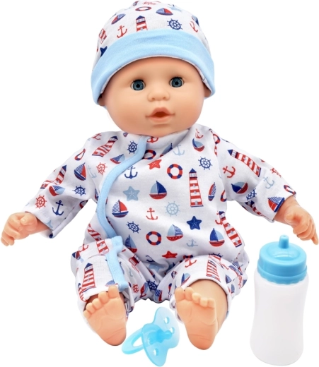 Lėlė Dolls World Kūdikėlis Baby Joy mėlyna 38 cm