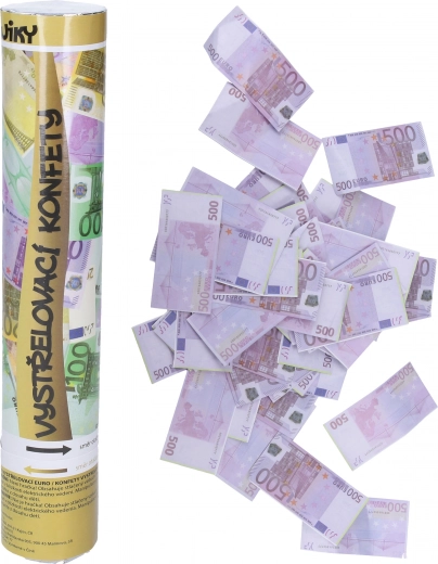 Iššaunamos vakarėlio konfeti EURO 30 cm