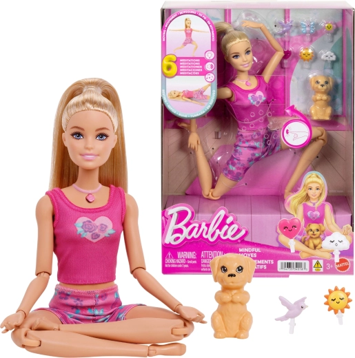Barbie Meditation, Movement and Relaxation Doll with Light and Sound Mindful Moves