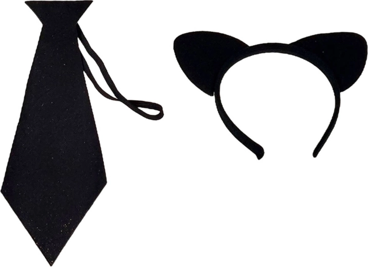 Headband with kitty ears for an authentic look