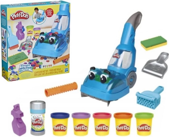Play-Doh vaikiškas siurblys su plastilinu ir priedais