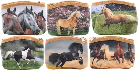 Wallet with a horse motif