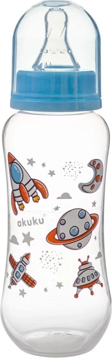 Vaikiškas buteliukas Akuku 250 ml Space be BPA