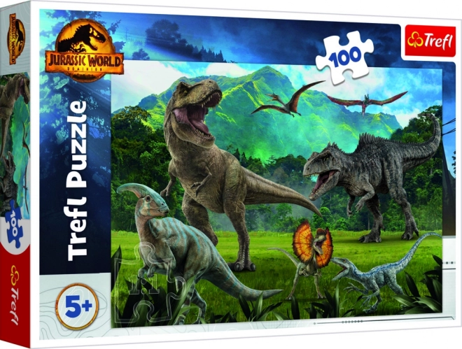 Trefl dėlionė 100 dalių Jurassic World – dinozaurų nuotykis