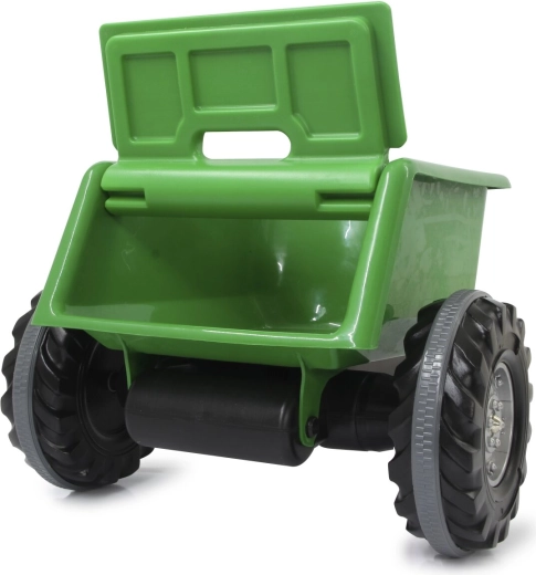 Tipping bed for easy unloading