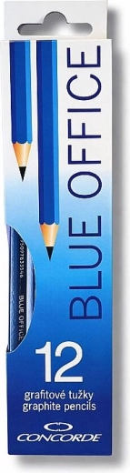 Grafitiniai pieštukai CONCORDE Blue Office HB, 12 vnt.