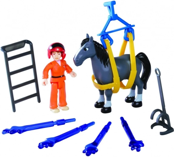 Plenty of accessories for action play