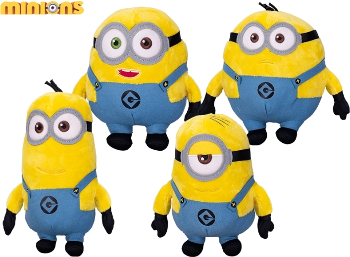 Pliušinis žaislas „Minionai“ 17–20 cm – Bob, Stuart, Kevin arba Otto