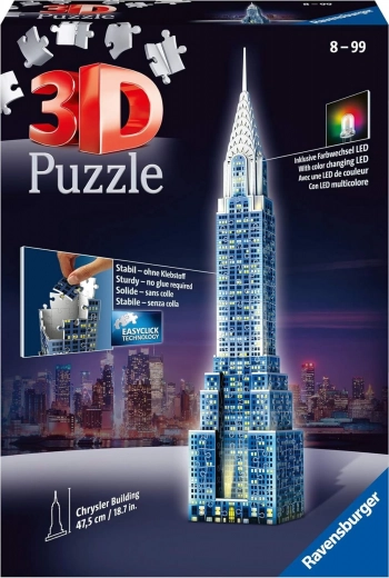 Ravensburger 3D puzzle Chrys Building Edition with LED lighting
