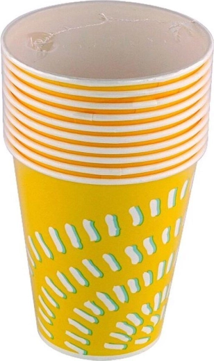 Popieriniai puodeliai 300 ml – vienkartiniai, kompostuojami (10 vnt.)