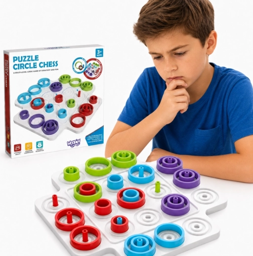 WOOPIE strategic ring tic-tac-toe game