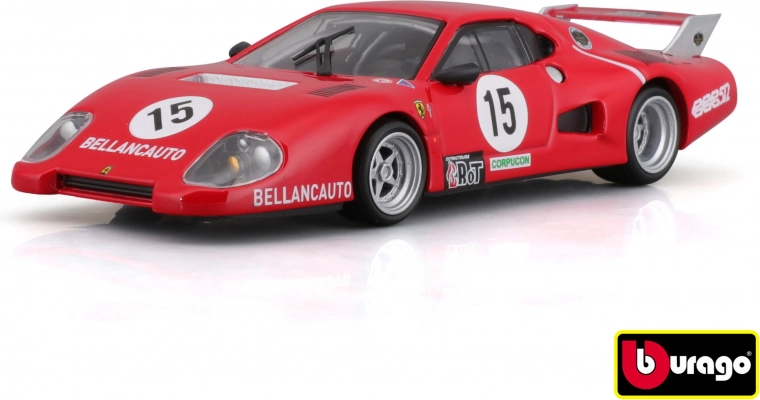 Metalinio automobilio modelis 1:43 Bburago Ferrari 512 BB (II serija) 1981