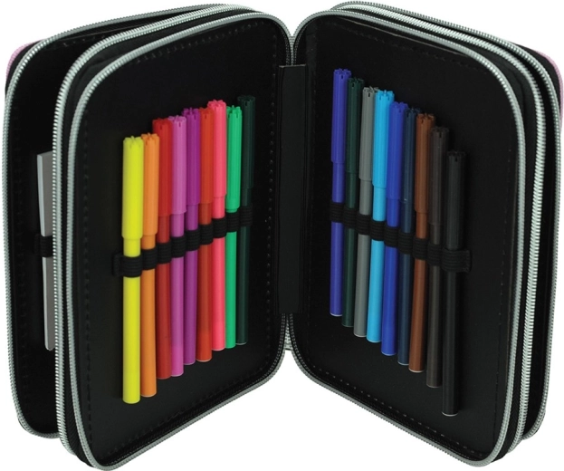 Secure holding of writing supplies