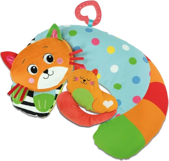 Clementoni Baby pagalvėlė gulėjimui ant pilvuko Kitty Cat