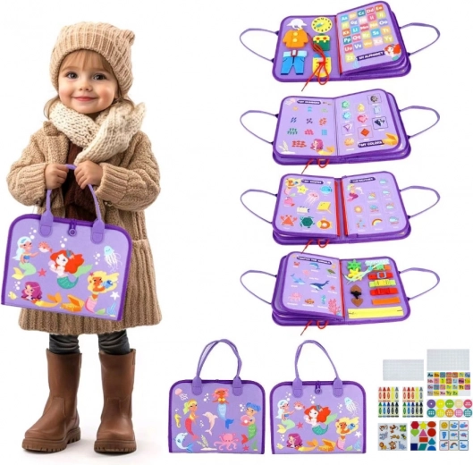 Sensorinė užimtumo knyga „Undinėlės“ 2Kids Toys