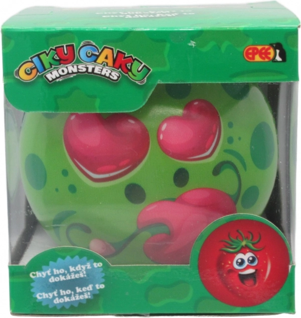 Ciky Caky Monsters linksmas kamuolys – Žalias