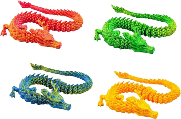 Magiškas kiniškas drakonas 3D 27 cm