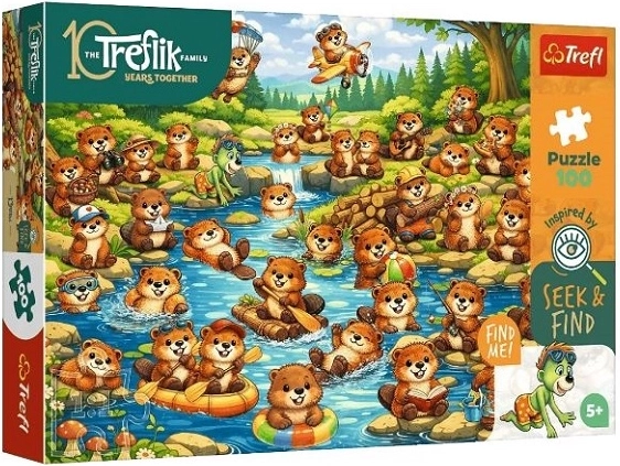 Trefl dėlionė Seek & Find „Bobri veiksme“ 100 dalių