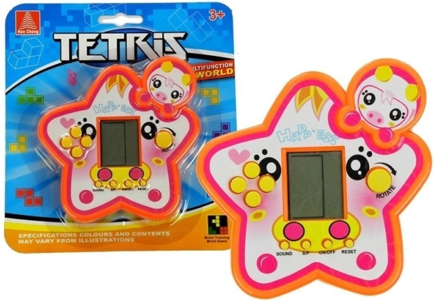 Elektroninis žaidimas Tetris žvaigždė raudona