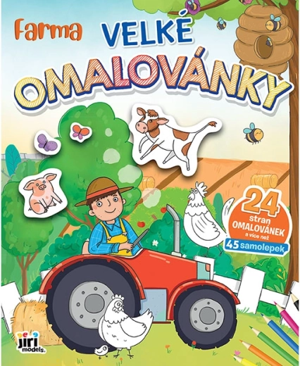 Didelės spalvinimo knygelės: ūkis