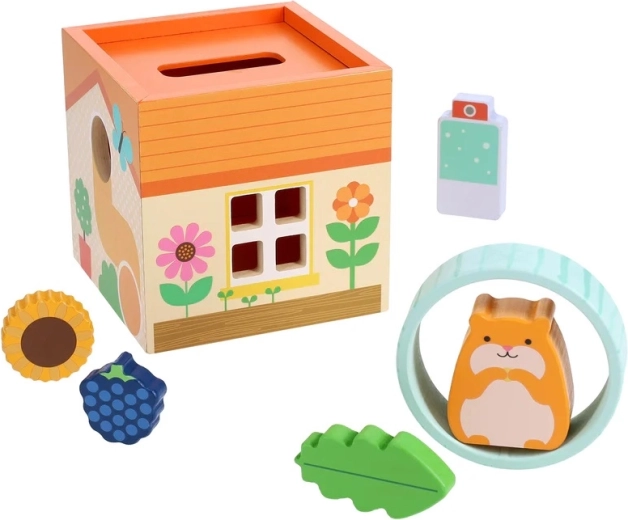 Petit Collage House for Hugo the Hamster – Wooden Mini Set
