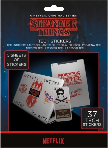 Stranger Things lipdukai, 37 vnt. rinkinys