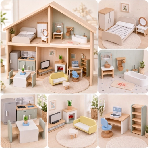 Furnish 5 rooms with one set