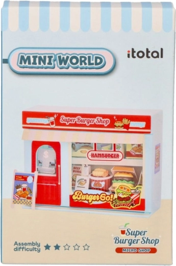 i-Total mini greitojo maisto parduotuvėlė burgerių DIY