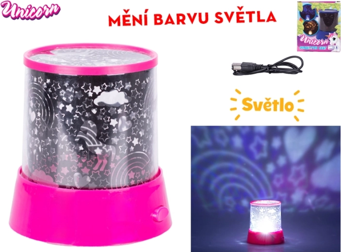 Unicorn Night Light and 360° Projector with Color Projection