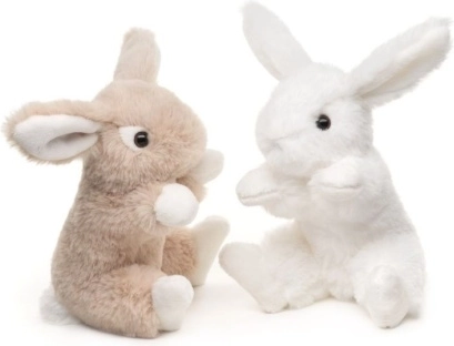 Eco-friendly plush bunny 15 cm – 2 colors