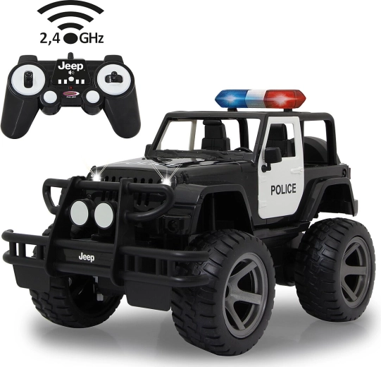 RC Jeep Wrangler Police with Remote Control