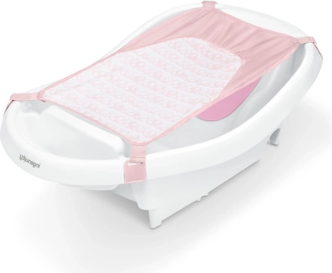 Ingenuity kūdikio vonelė Comfy Clean Deluxe rožinė