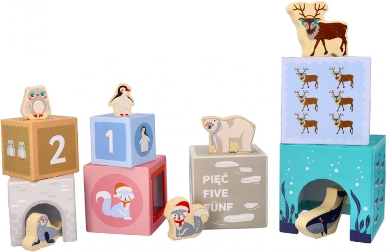 Stacking Pyramid for Little Ones – Arctic Animals