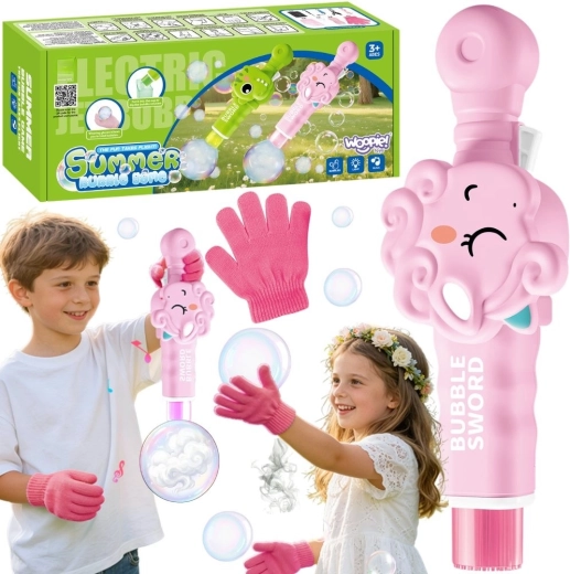 Woopie Magic Bubble Gun Unicorn with Smoke-Filled Bubbles, Rechargeable