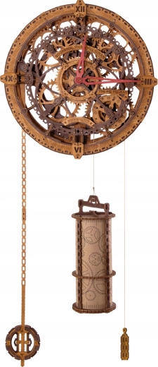 Wooden City Industrial Wall Clock 3D Puzzle