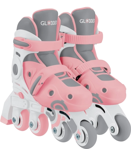 Globber kids’ inline skates 2-in-1 Learning Skates pastel pink 30–33