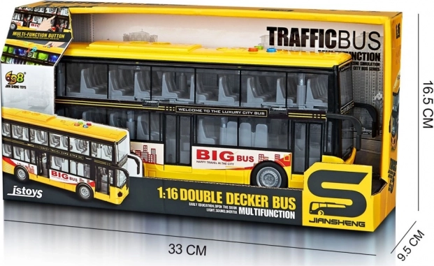 Vaikiškas autobusas su šviesos ir garso efektais