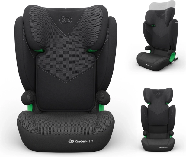 Kinderkraft automobilinė kėdutė Junior Fix 2 Plus i-Size juoda