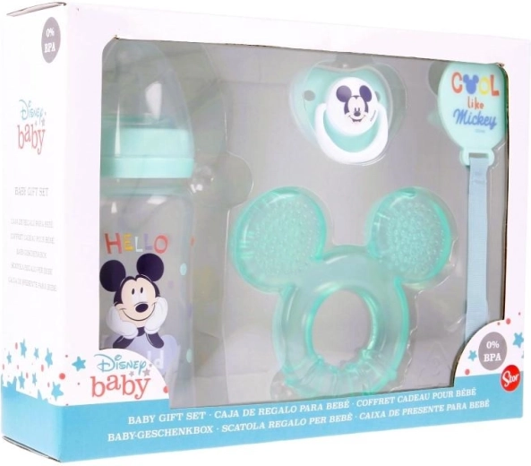 Kūdikio dovanų rinkinys Mickey – 4 dalių