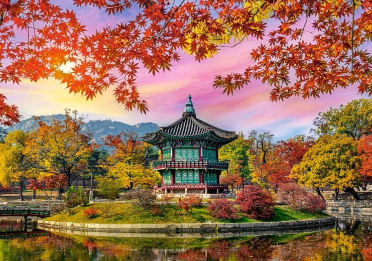 Dėlionė Gyeongbokgung rūmai, Pietų Korėja, 500 dalių