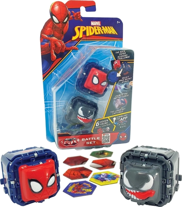 Battle Cubes MARVEL Spider-Man – 2 kauliukų rinkinys