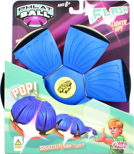 Phlat Ball Flash su LED šviesa – transformuojantis skraidantis diskas ir kamuolys