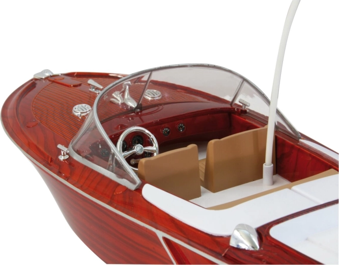 Detailed motor yacht appearance